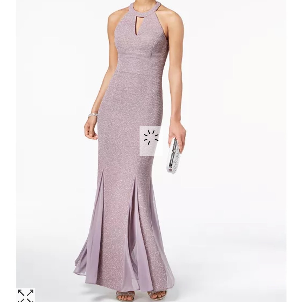 Nightway Teardrop Gown Formal Maxi Dress